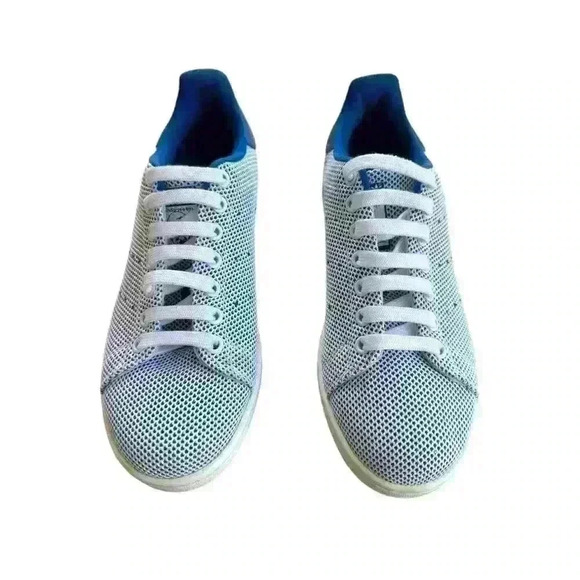 RARE🔥 Adidas Adicolor Stan Smith Blue & White Net‎ Sz 7 Men's - Picture 9 of 13